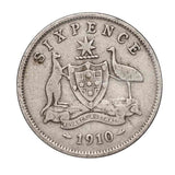 Australia Edward VII 1910 Good-Very Good Silver 4-Coin Set