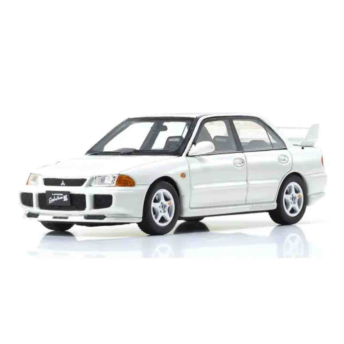 Mitsubishi Lancer Evolution III White - 1:43 Scale Resin Model Car