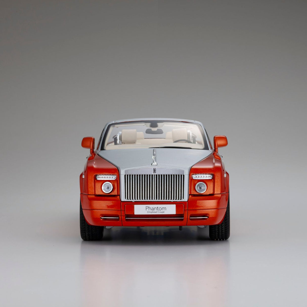 Rolls-Royce Phantom Drophead Coupe - Orange - 1:18 Scale Diecast Model Car