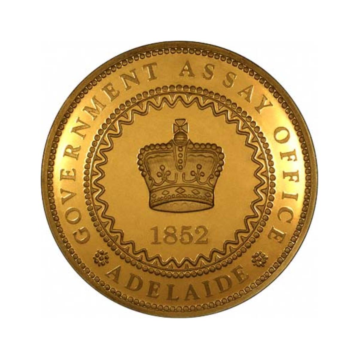 Adelaide Assay 1852 £5 Replica