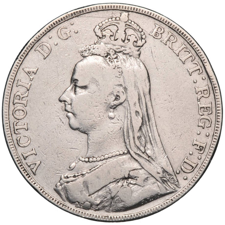 GB Queen Victoria Crown Silver Coin