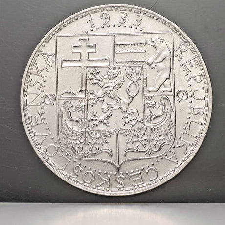 Czechoslovakia Silver 20 Koruna Coin