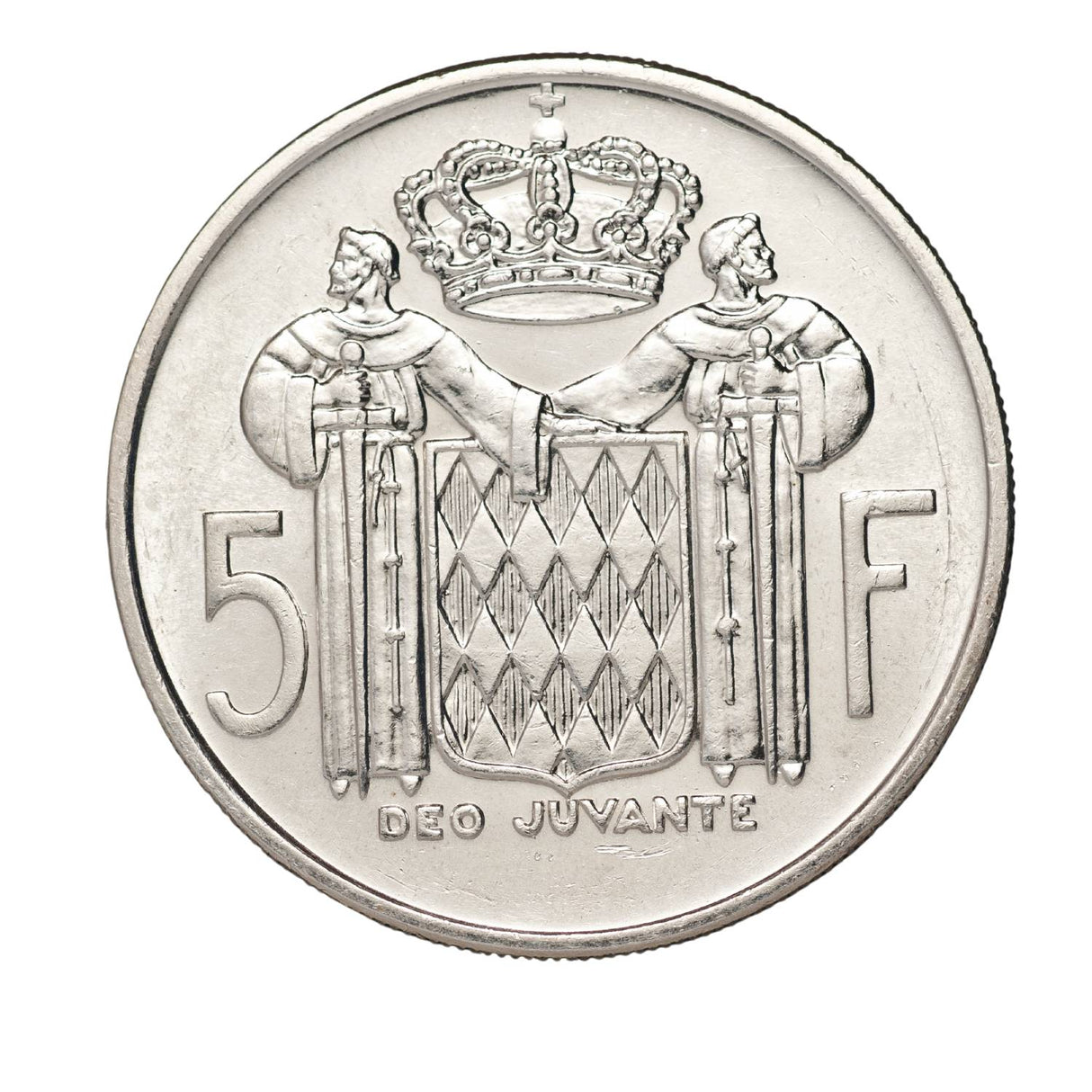 Monaco Rainier III Silver 5 Francs Coin