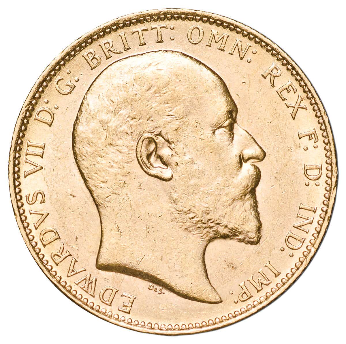 1902P Edward VII Sovereign EF-aUnc