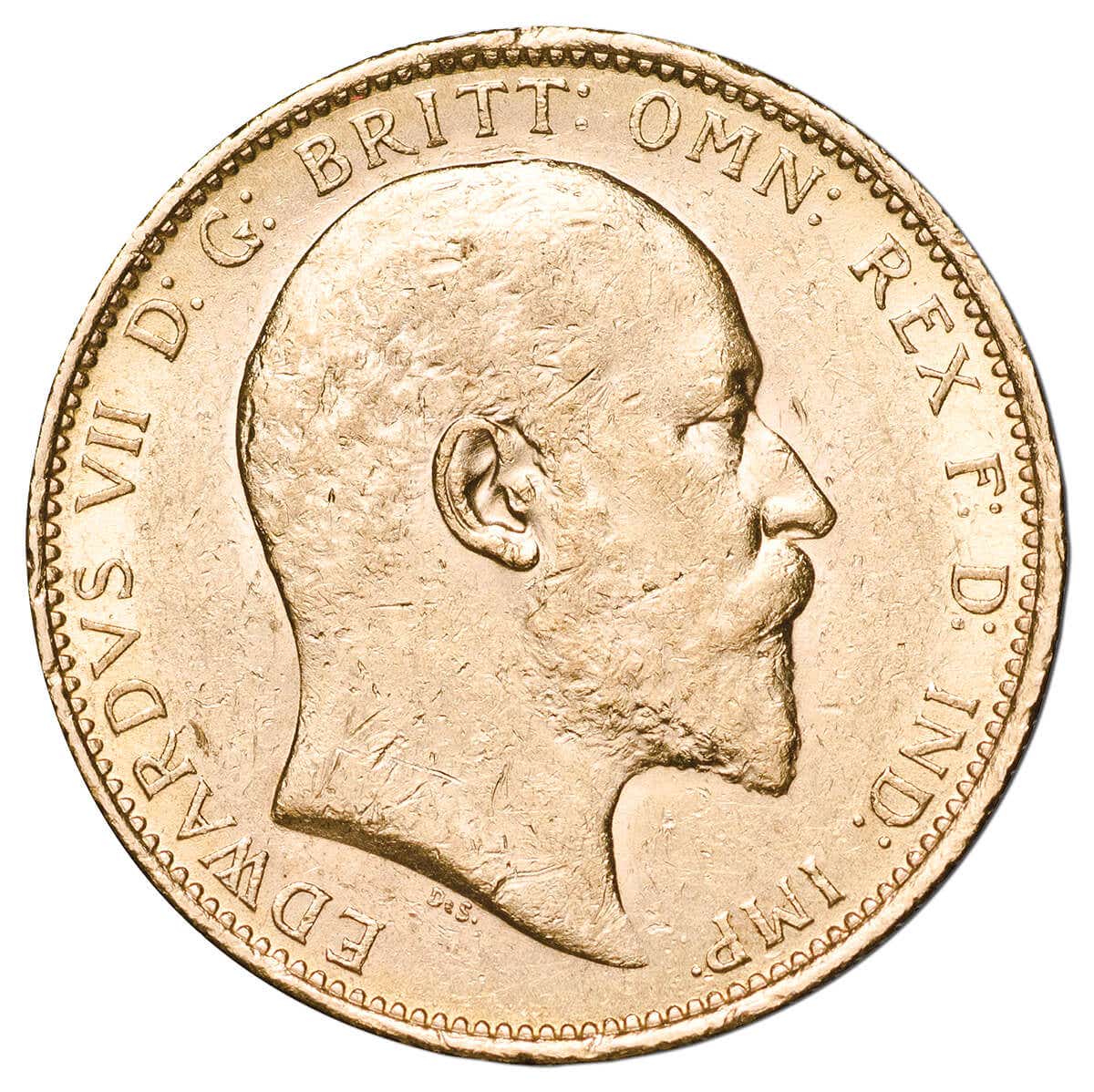 1902S Edward VII Sovereign EF-aUnc