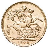 1902S Edward VII Sovereign EF-aUnc