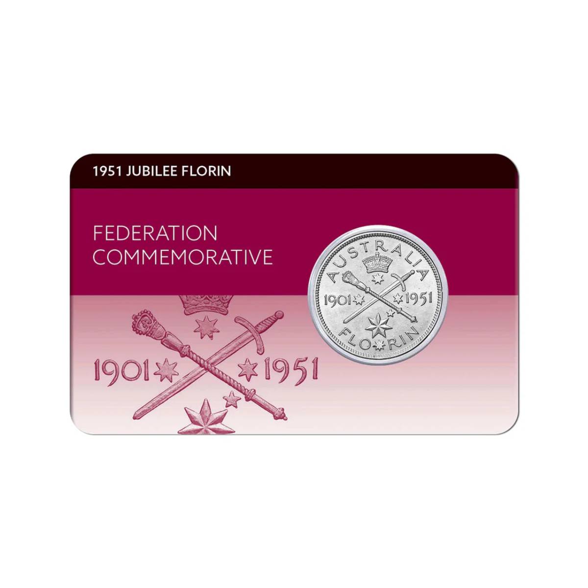 Australia 1951 Federation Florin Extremely Fine Coin Pack