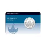 Centenary of Federation 2001 20c Victoria Cu-Ni Coin Pack