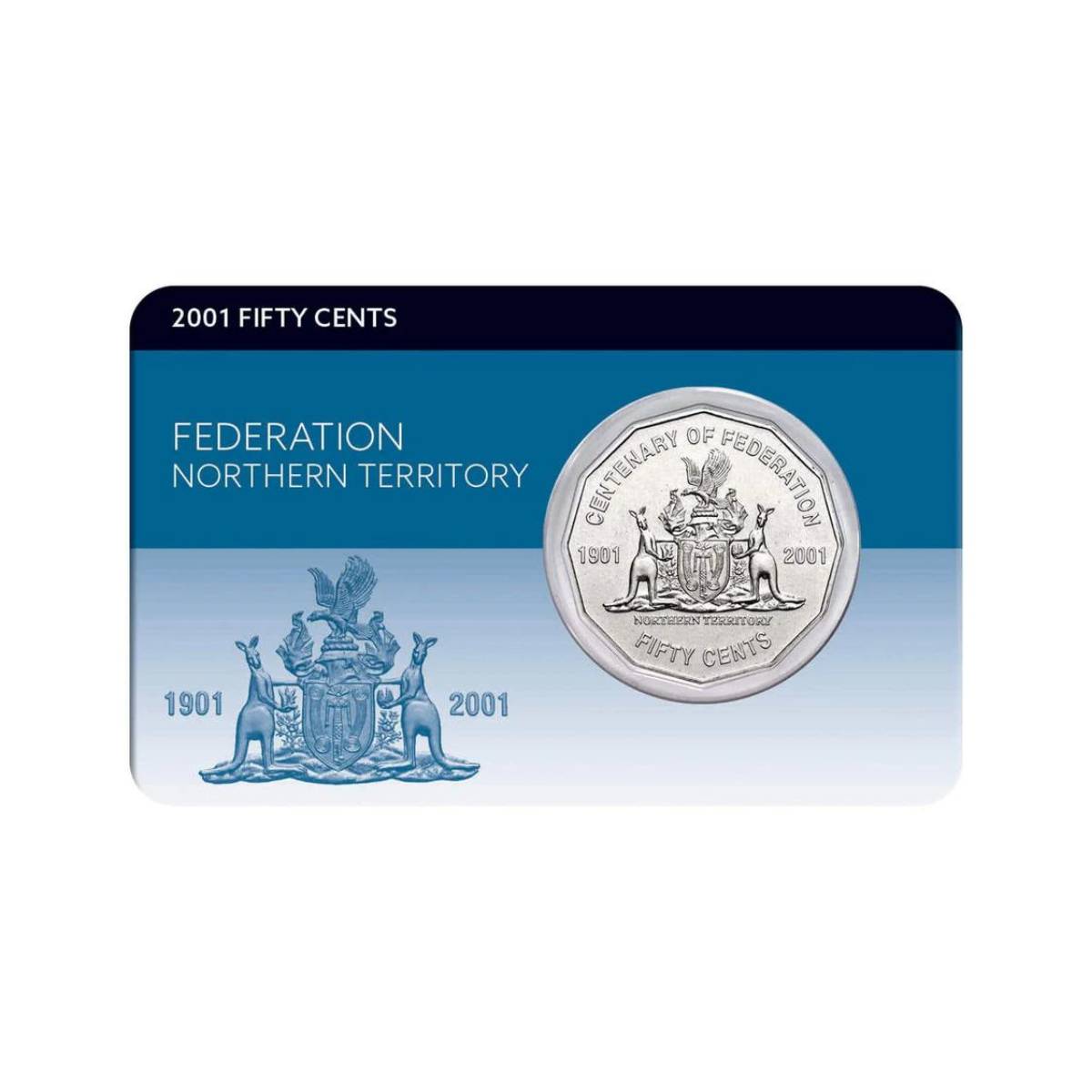 Centenary of Federation 2001 50c Northern Territory Cu-Ni Coin Pack