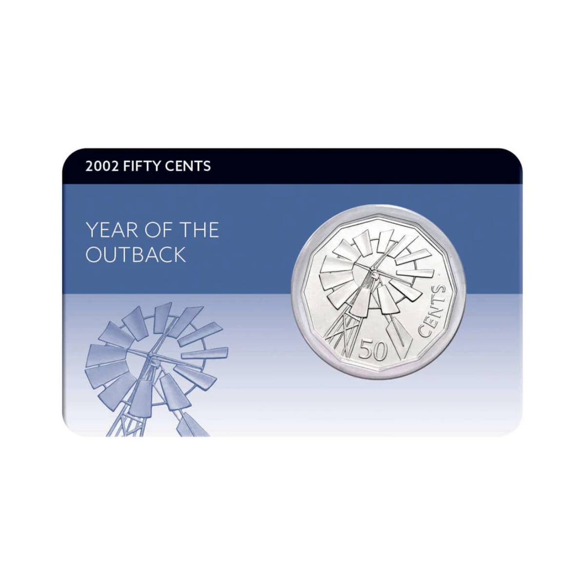 Australia Year Of The Outback 2002 50c Cupro-Nickel Uncirculated Coin ...