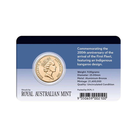 Australian Bicentenary 1988 $1 Al-Br Coin Pack