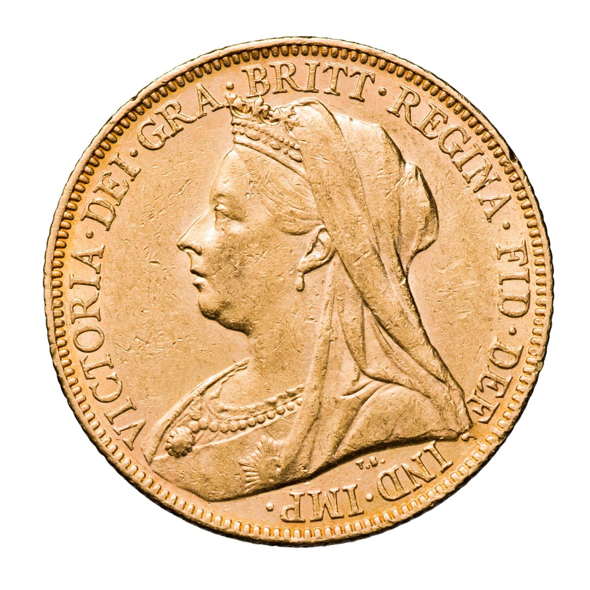 Queen Victoria 1899M Veiled Head Gold Sovereign Extremely Fine