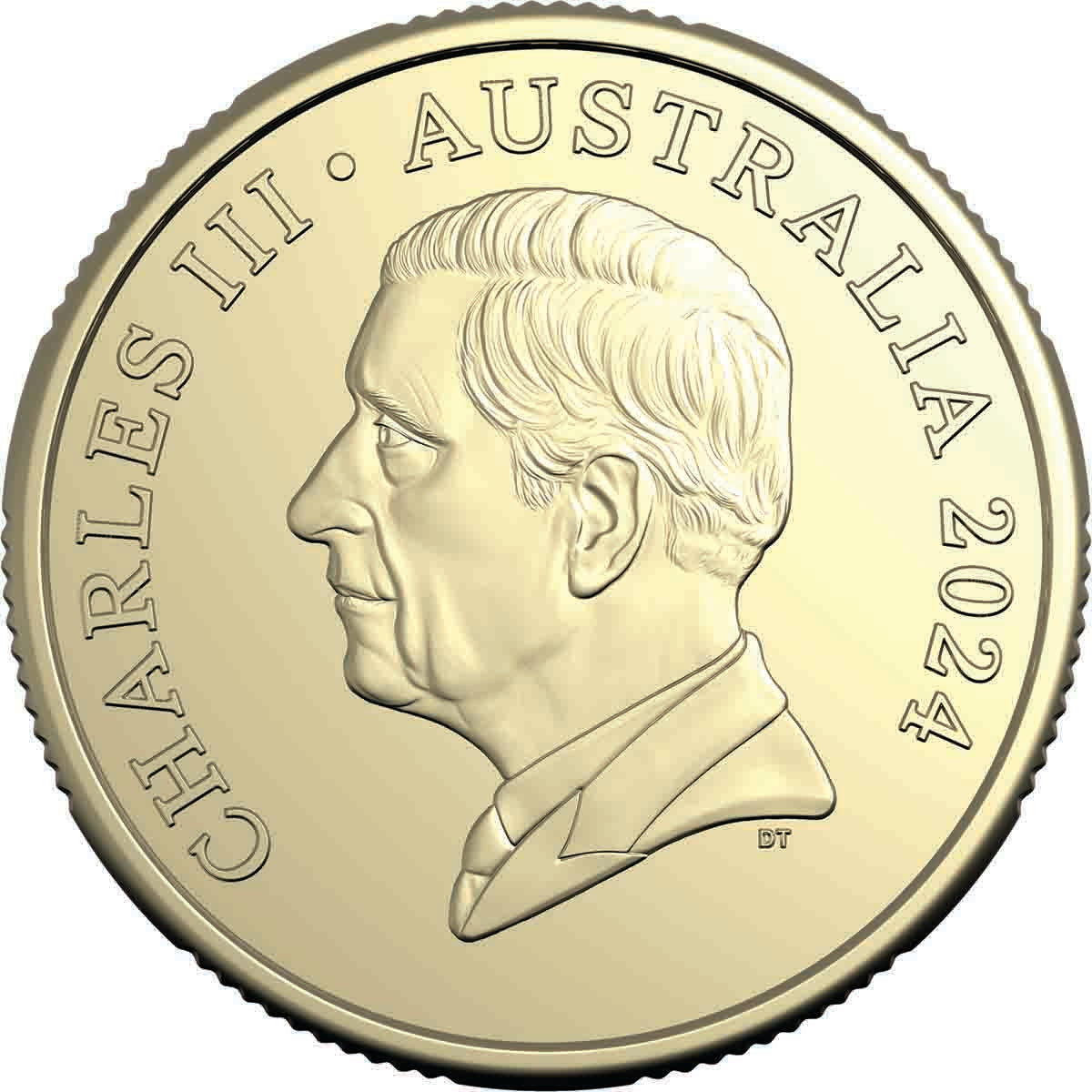 ANDA Perth Money Expo 2024 $1 First Year of Issue KCIII 2023 Stamp and Coin Cover