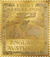 England to Australia First Flight Centenary Gold Tribute