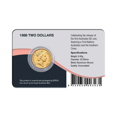 1988 $2 First Issue Al-Br Coin Pack