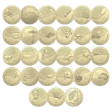 Australia Great Aussie Coin Hunt 2019 $1 Aluminium-Bronze Uncirculated 26-Coin Collection