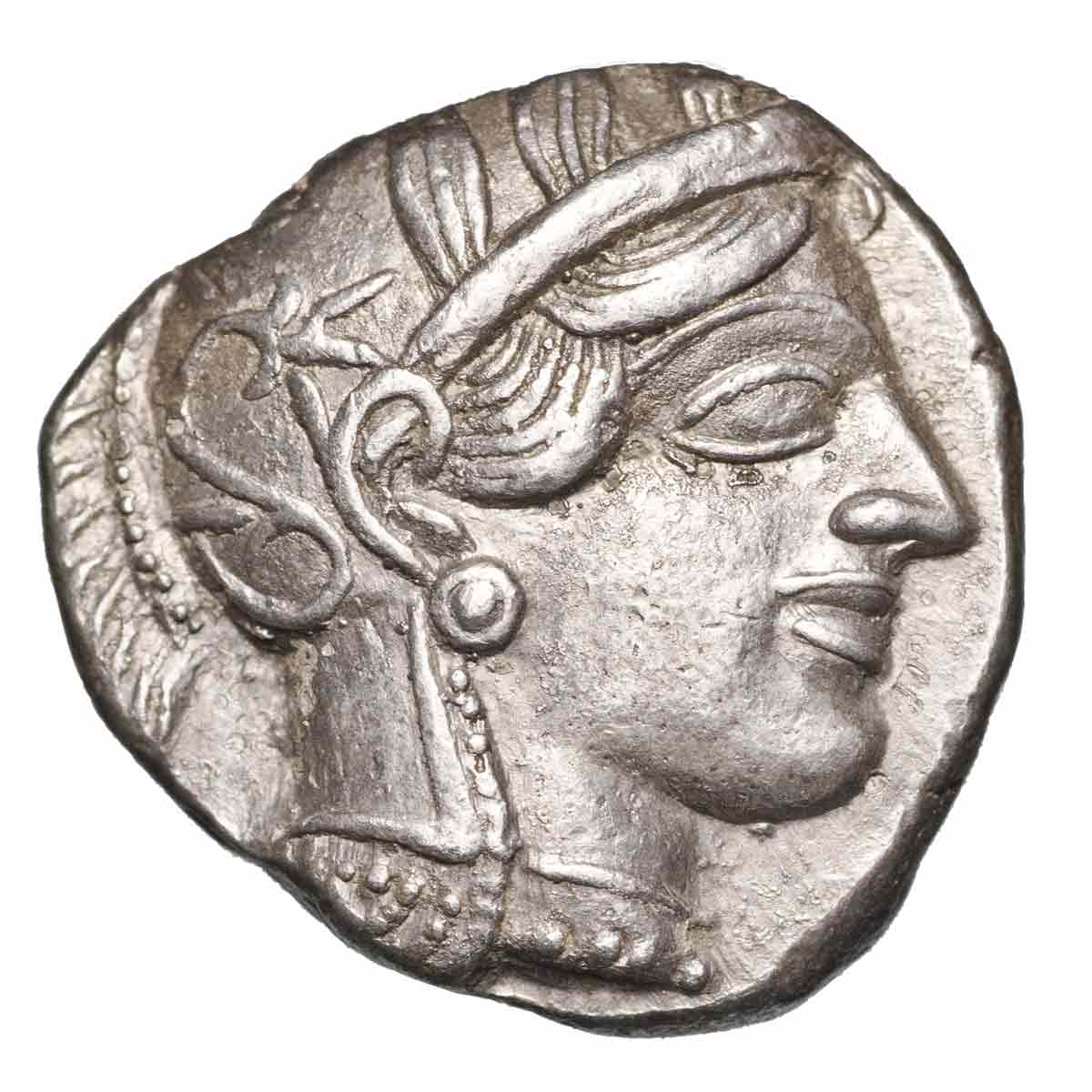 Ancient Greece Athens c454-404BC Owl Silver Tetradrachm Extremely Fine