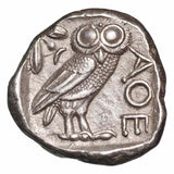 Ancient Greece Athens c454-404BC Owl Silver Tetradrachm Extremely Fine