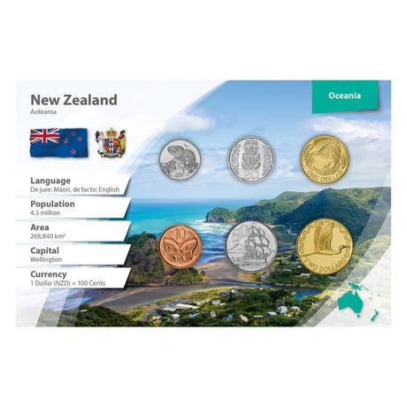 New Zealand & Samoa Coin Set Pair