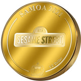 Sesame Street 2029 50c Bert Gold-plated Coin