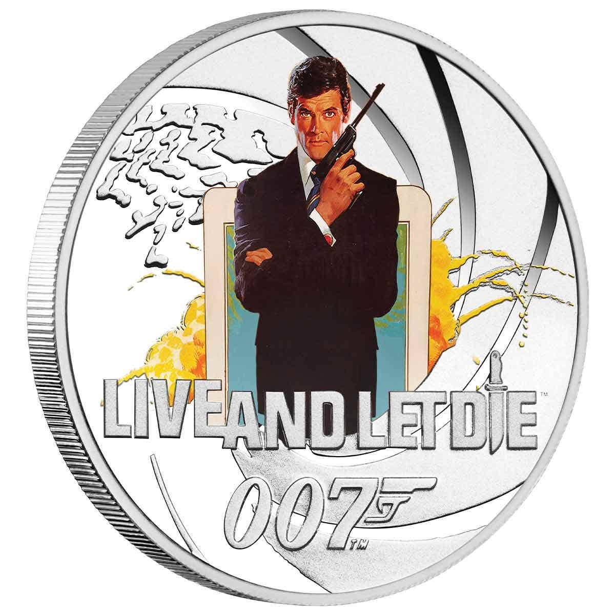 James Bond 2021 Live and Let Die 50c 1/2oz Silver Proof Coin