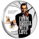 James Bond 2021 50c From Russia with Love 1/2oz Silver Proof Coin