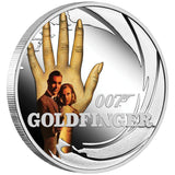 James Bond 2021 50c Goldfinger 1/2oz Silver Proof Coin