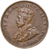 Australia George V 1924 & 1925 Halfpenny Pair Very Fine