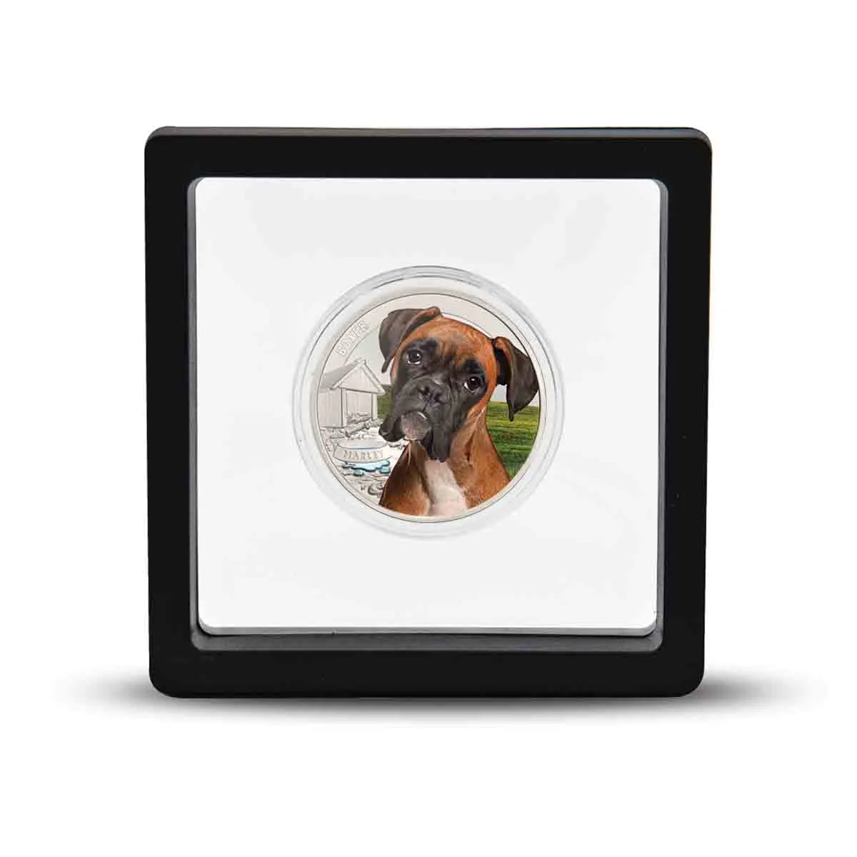 Boxer Silver-plated Prooflike Commemorative in Frame