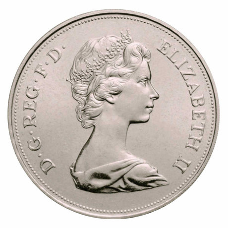 Great Britain 1972 Wedding Silver Jubilee Crown Uncirculated Coin