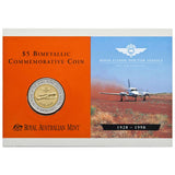 Royal Flying Doctor Service 1998 $5 Bimetal Uncirculated Coin