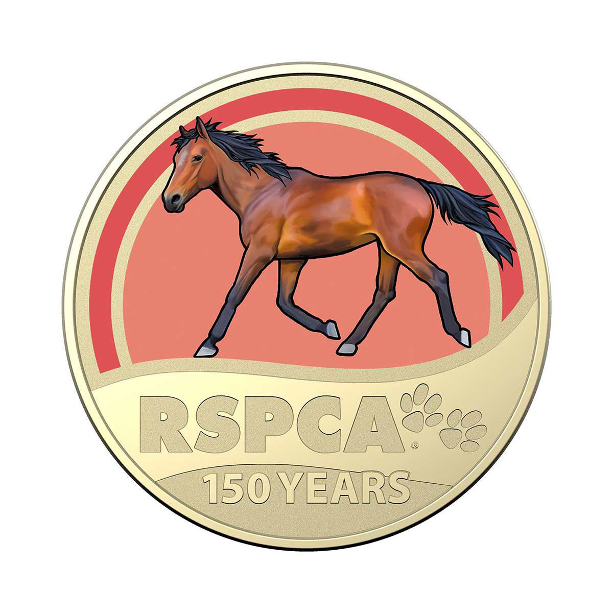 Australia RSPCA 150th Anniversary 2021 $1 Stamp & Coin Cover Trio