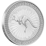 Australia 2022 $1 Kangaroo 1oz Silver Brilliant Uncirculated Coin