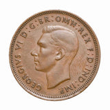 1944 Halfpenny Extremely Fine