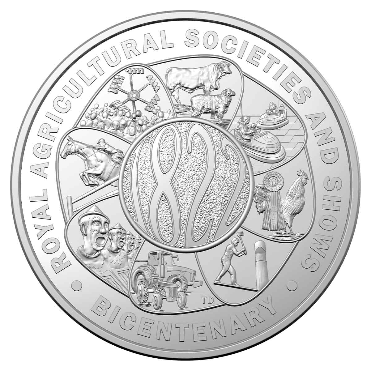 Bicentenary of the Royal Agricultural Society 2022 $5 1oz Silver Proof Coin