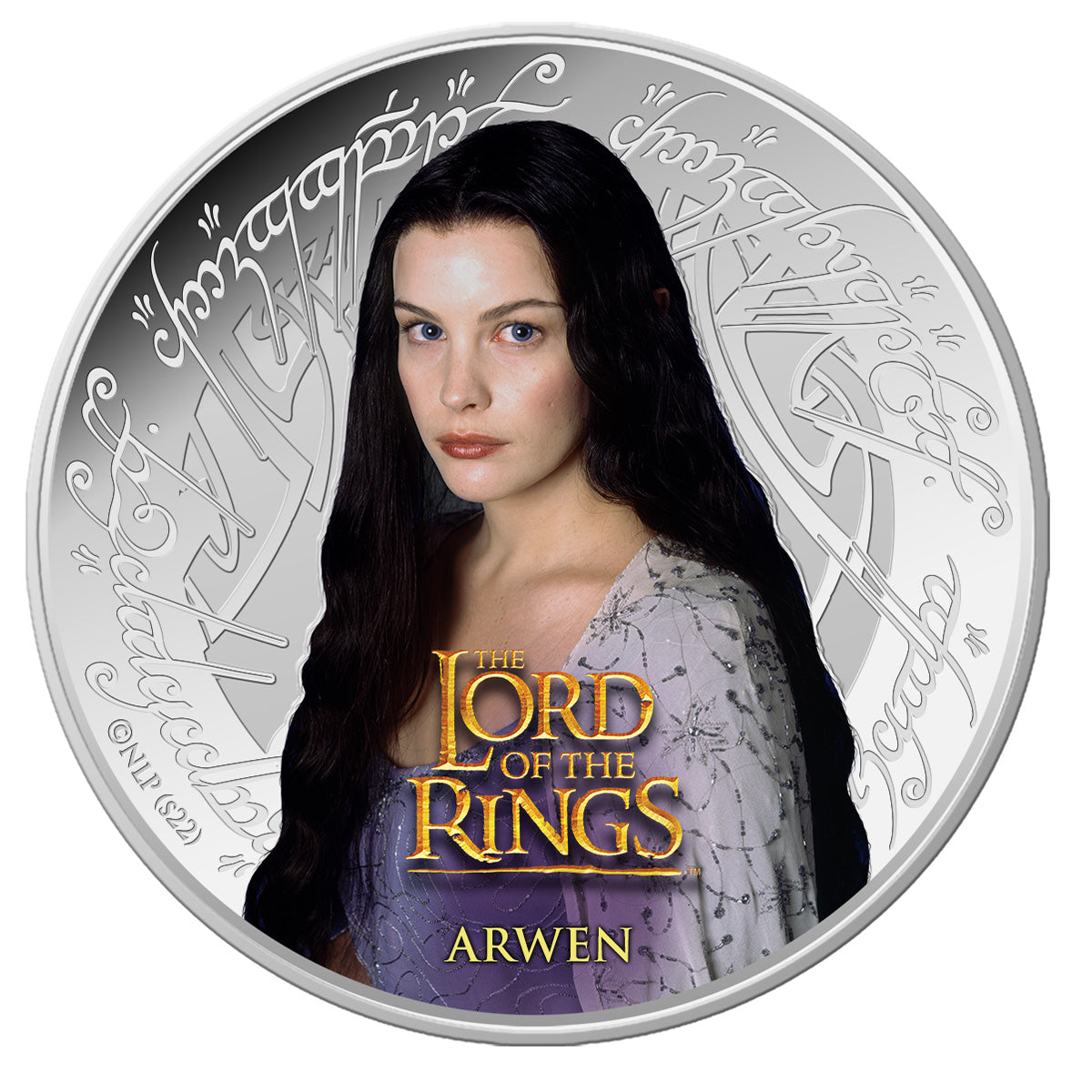 The Lord of the Rings 2022 Arwen Half Dollar Silver-plated Coin