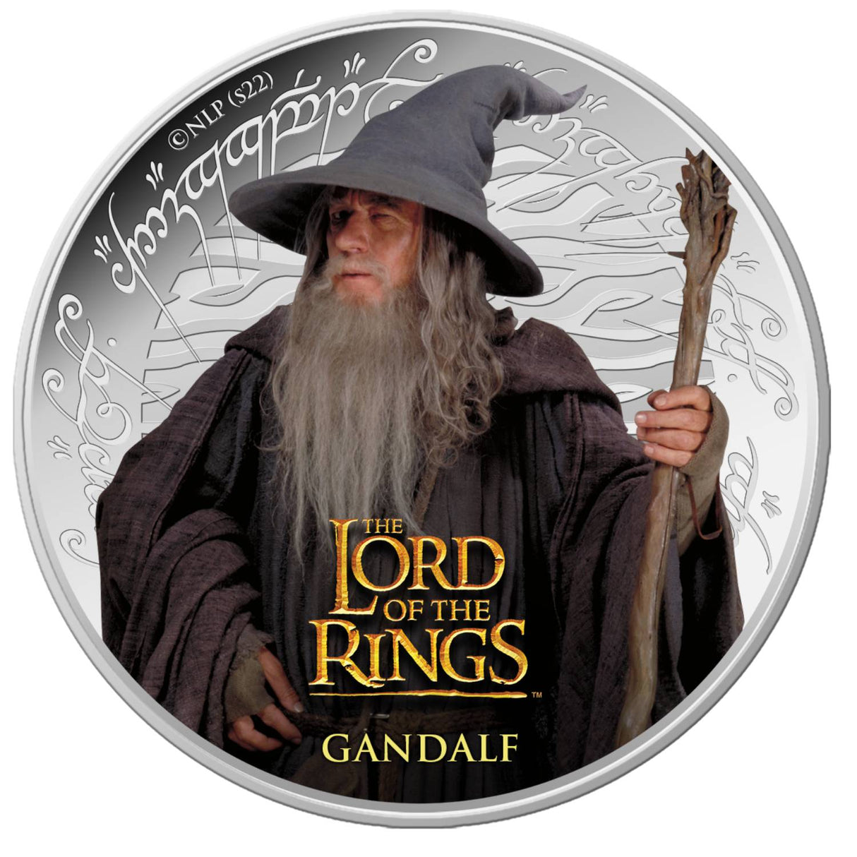 The Lord of The Rings 2022 Gandalf Half Dollar Silver-plated Coin