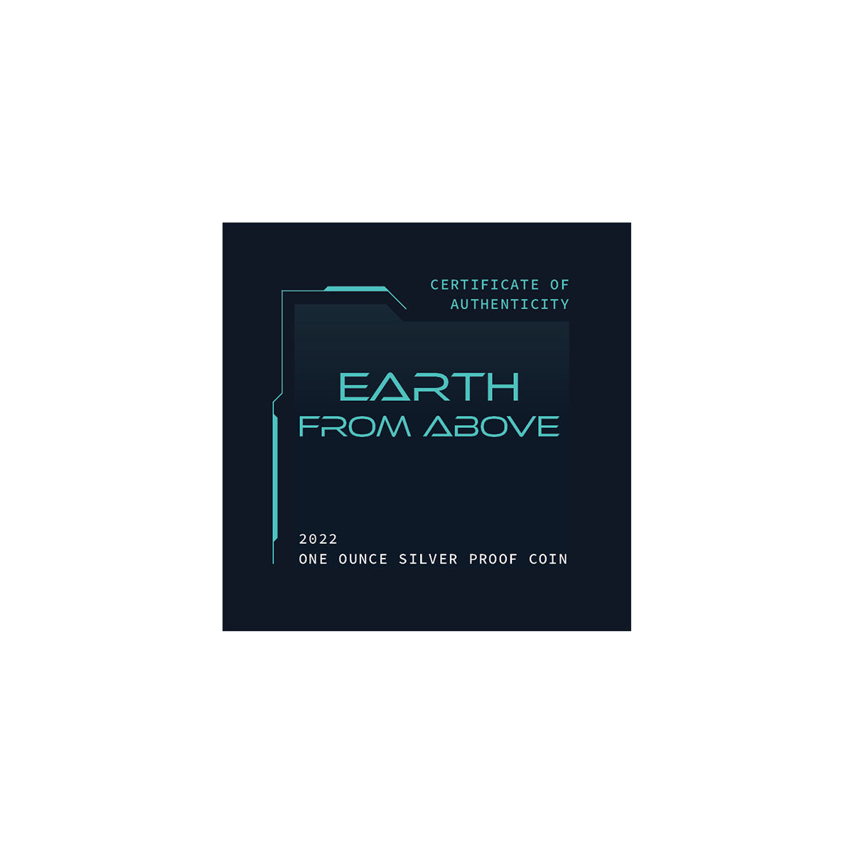 Earth From Above 2022 $1 1oz Silver Proof Coin