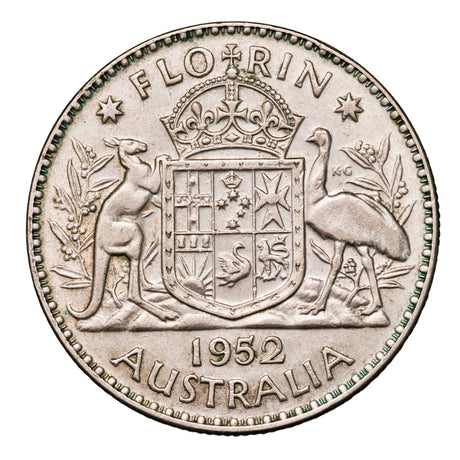 Australia 1952 Florin Extremely Fine Coin