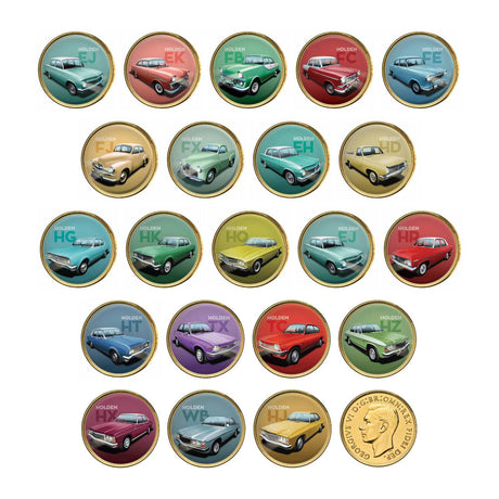 Holden Heritage Enamel Penny Complete Collection