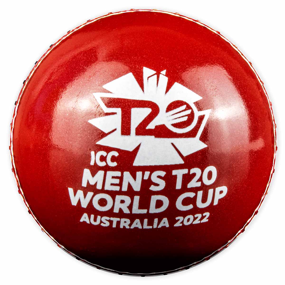 T20 Cricket World Cup 2022 $5 Ball-shaped Colour 1oz Silver Coin