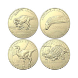 Australia 2022 $1 Dinosaurs Aluminium-Bronze Uncirculated 4-Coin Set