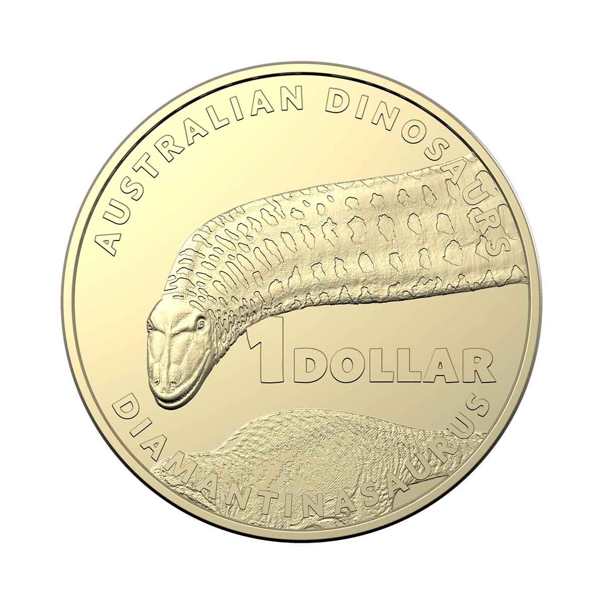 Australia 2022 $1 Dinosaurs Aluminium-Bronze Uncirculated 4-Coin Set