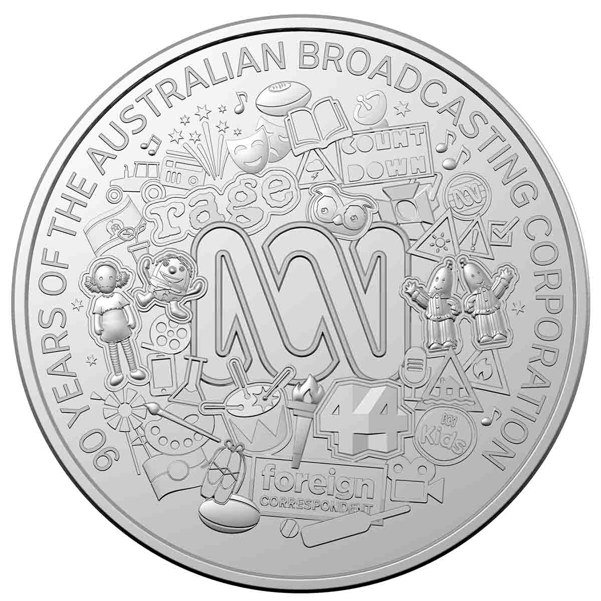 ABC 90th Anniversary 2022 20c Cu-Ni Uncirculated Coin 