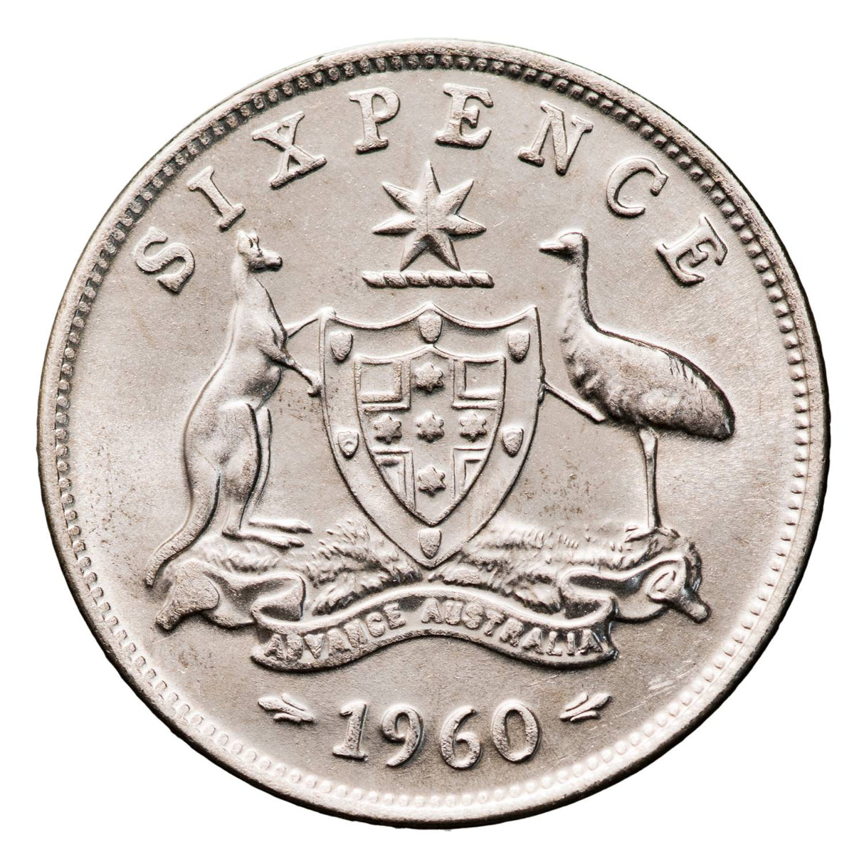 Australia 1960 Sixpence Choice Uncirculated Coin