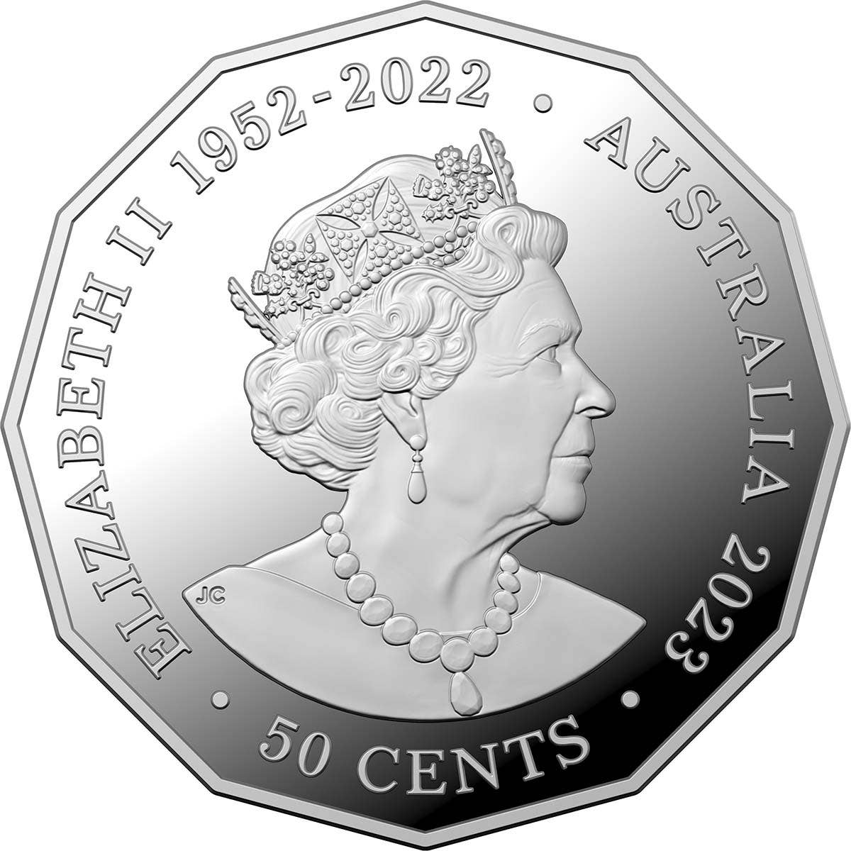 Queen Elizabeth II 2023 50c Commemoration Silver Proof Coin