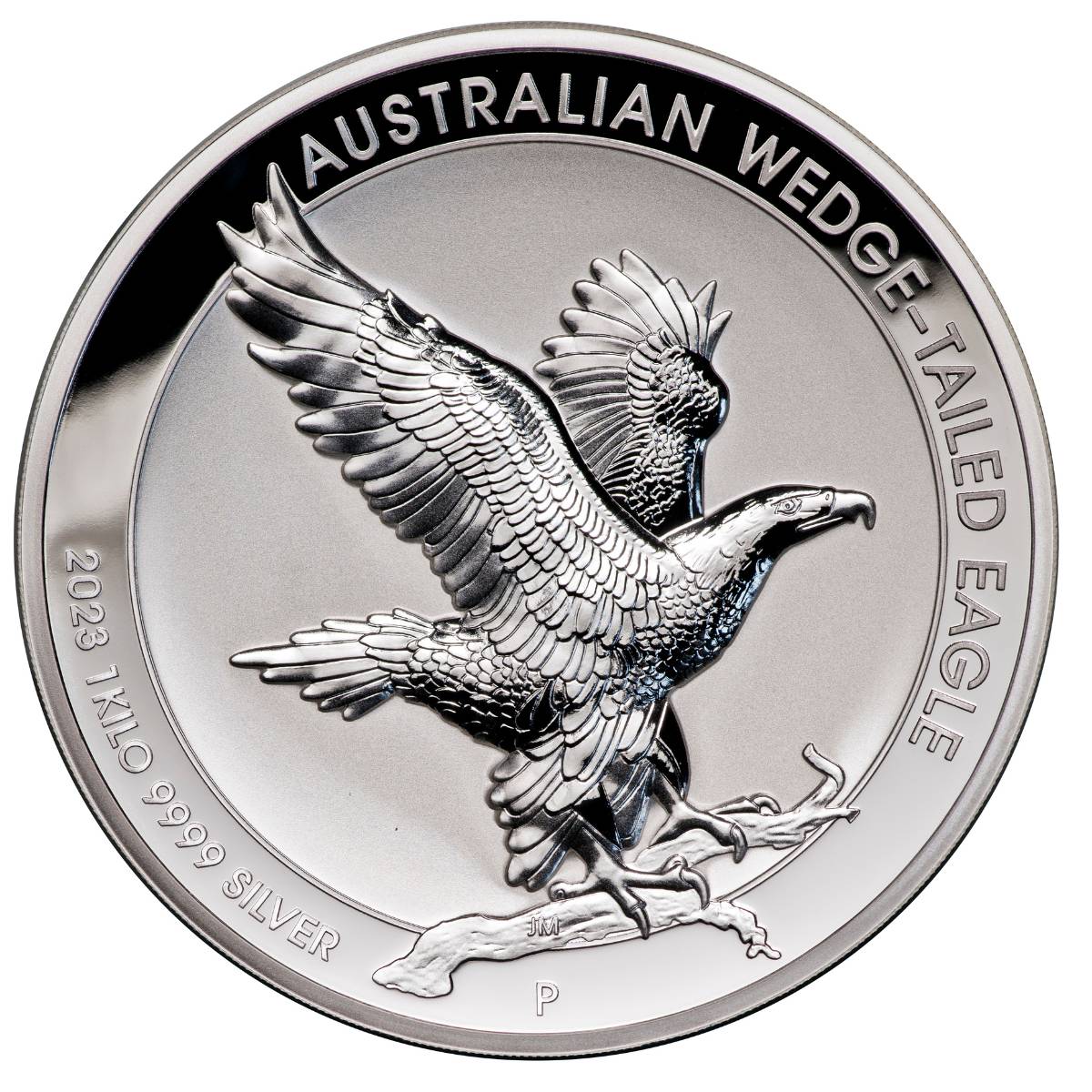 Australia 2023 $30 Wedge-Tailed Eagle Kilo Silver Ultra High Relief Proof Coin