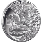 Lunar Year of the Snake 2025 $1 1oz Silver Proof Coin