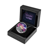 Saturn from Titan 2025 $1 1oz Silver Proof Coin