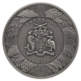 El Dorado 2024 $5 Sliding Door Gold-plated 5oz Silver Antique Coin